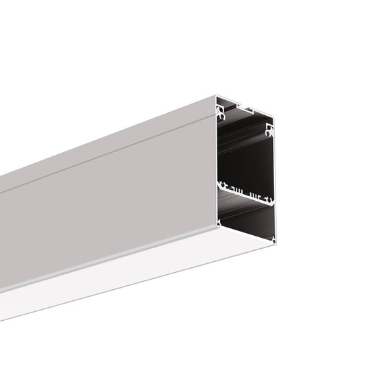 Profil aluminiu bandă LED GLADES, argintiu anodizat