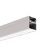 Profil aluminiu bandă LED 4050, argintiu anodizat
