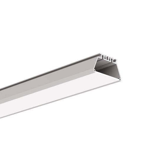 Profil aluminiu bandă LED OMODO-50, argintiu anodizat