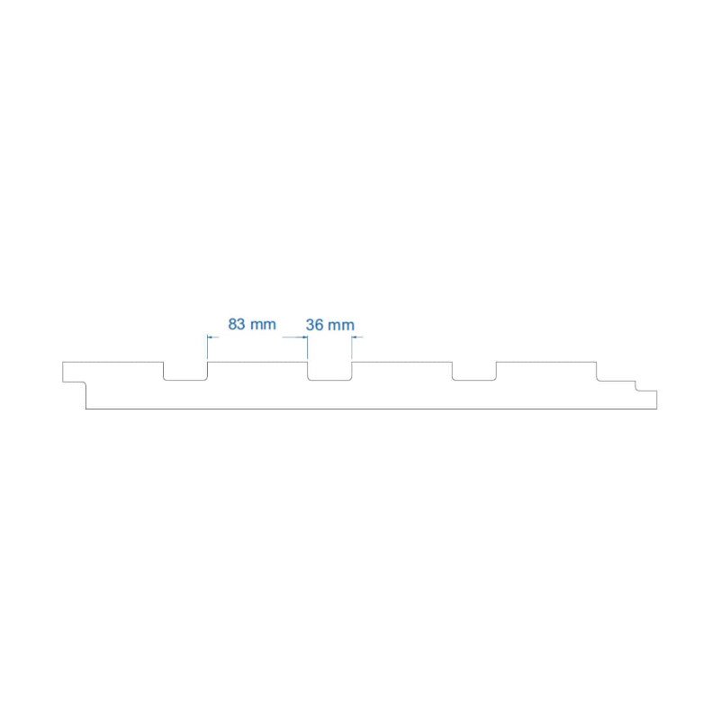 TERMOSISTEM DECORATIV FUGA PANEL 2 500X40X2000