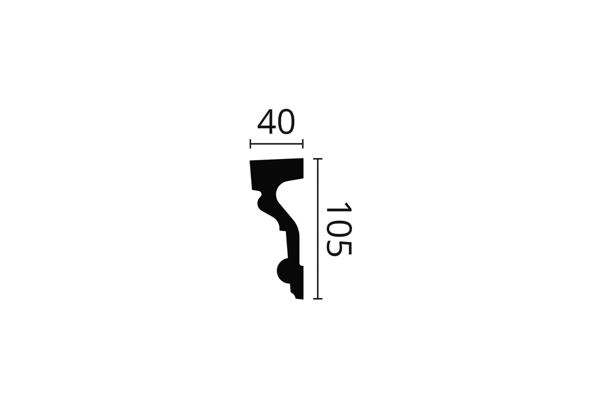 BRAU POLIURETAN Z1 - 200 x 10.5 x 4 cm - imagine 2