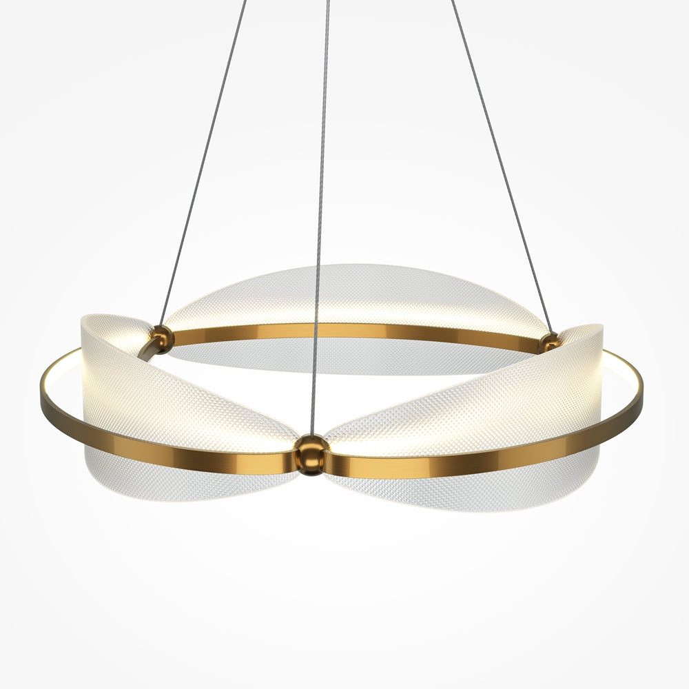 Lampă Modernă Suspendată Breeze – 3 Inele cu Lumină Caldă