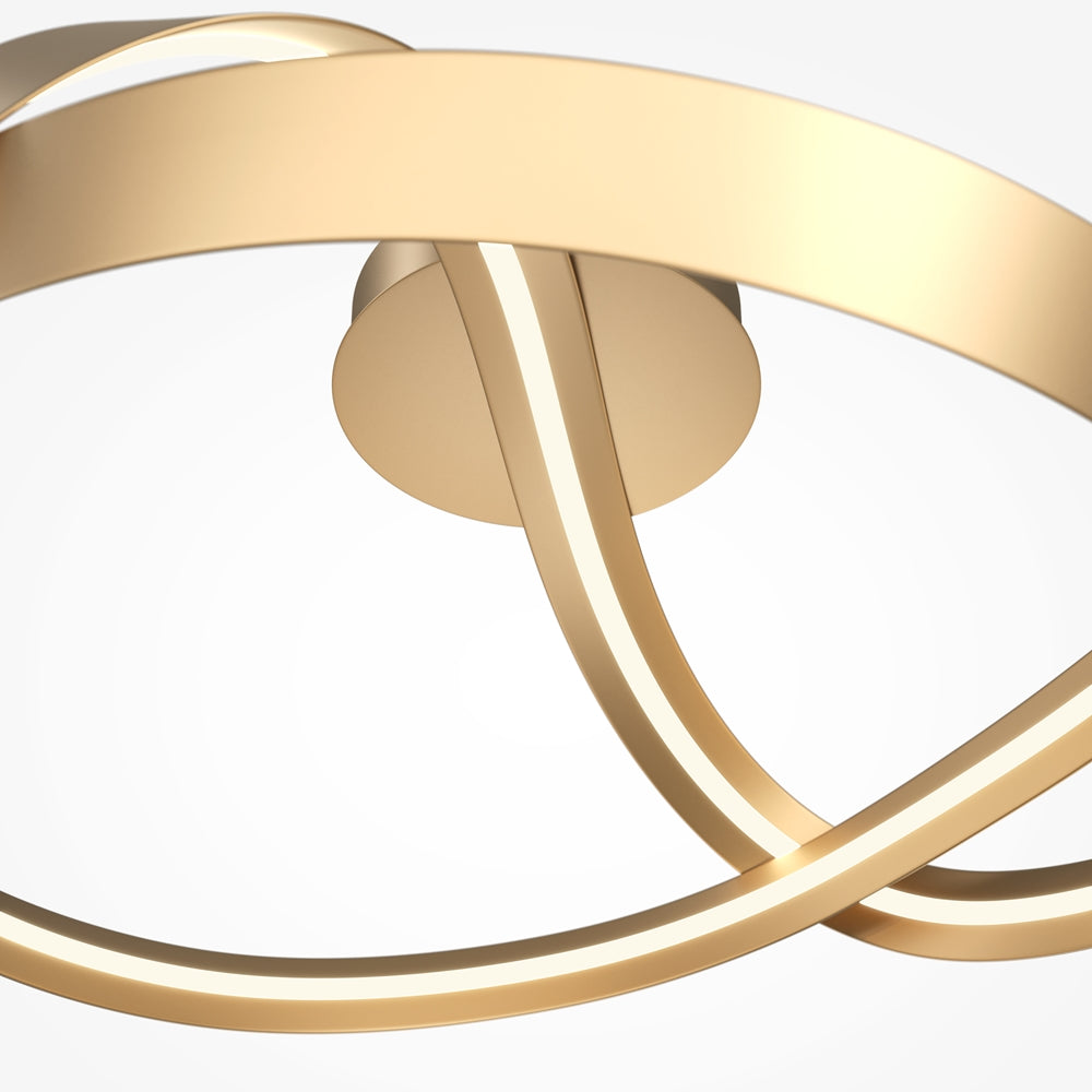 Plafonieră Maytoni Plons: Design Asimetric, Alamă