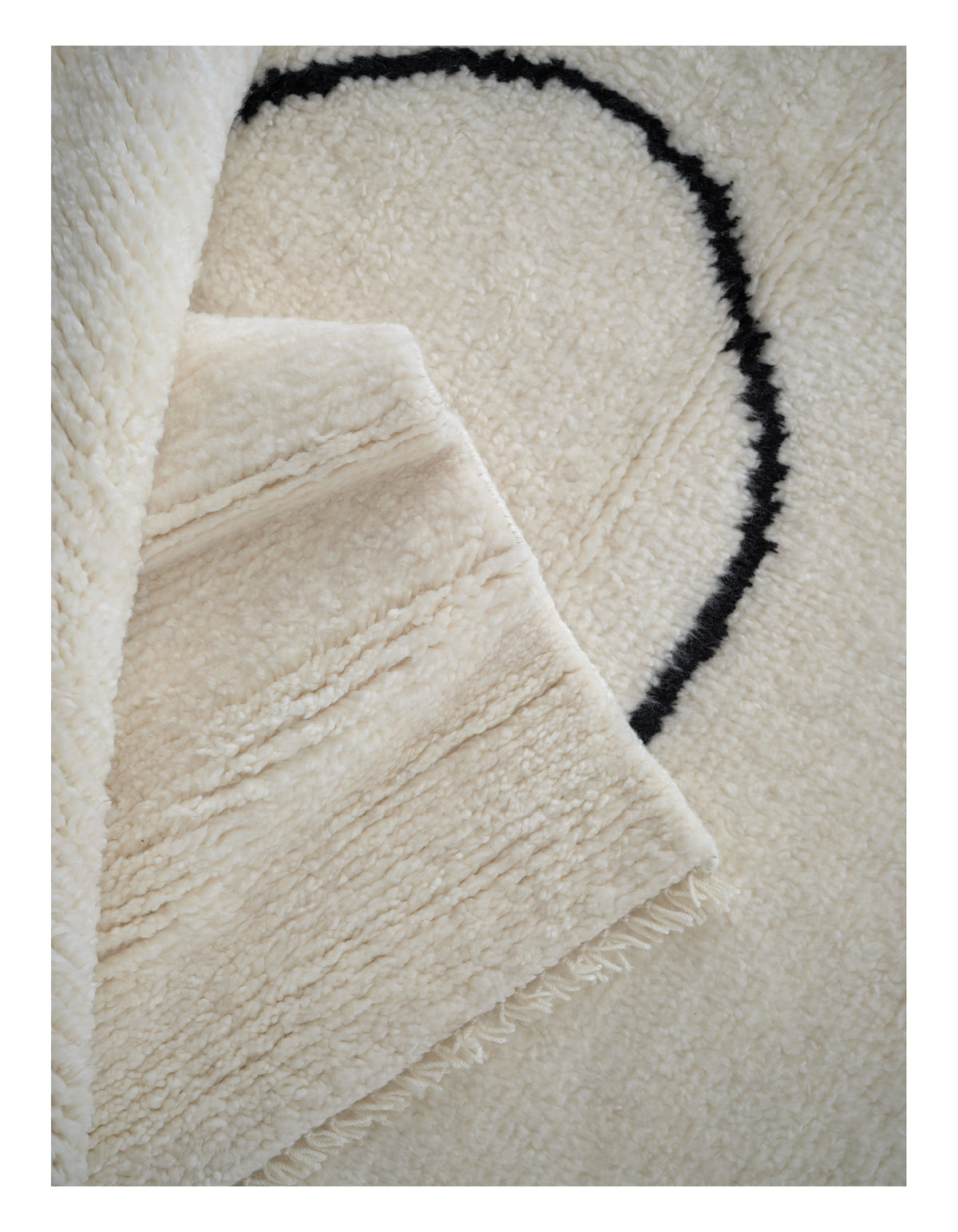 Covor Astral Spiral negru