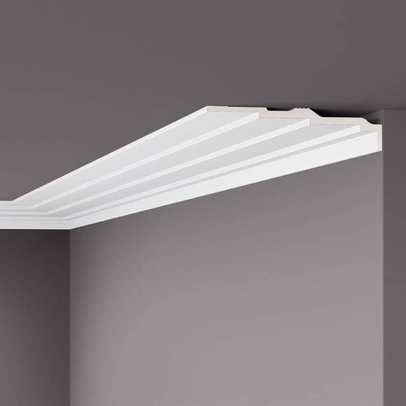 CORNISA POLIURETAN AD21 - 200 x 6 x 25.5 cm - Decorevo