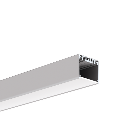 Profil aluminiu bandă LED 4050-O, argintiu anodizat