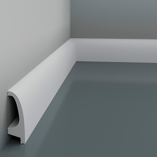 Plinta din polimer dur 6.53.701 - 9x3.1x200 cm - imagine 3