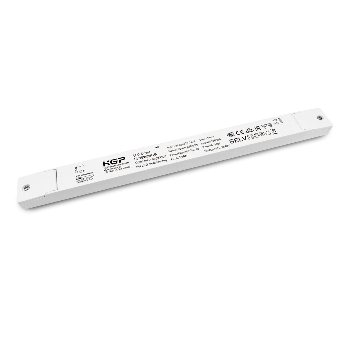 Sursă alimentare LED 24V IP20, 30–250 W, on/off sau DALI