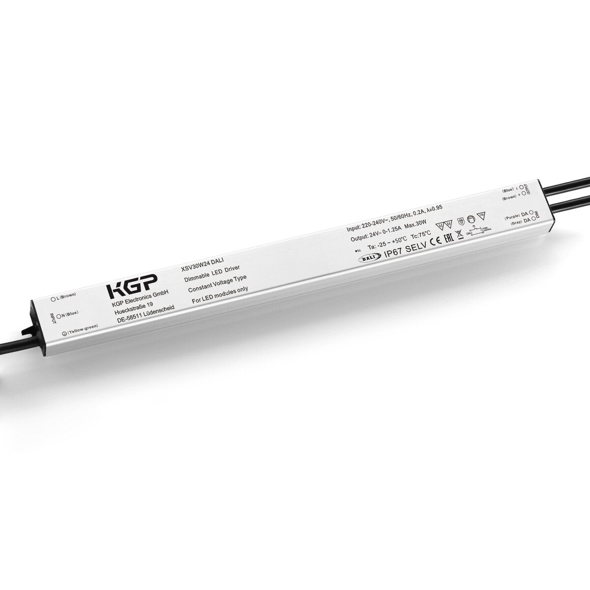 Sursă alimentare LED 24V IP67 DALI, 30–240 W