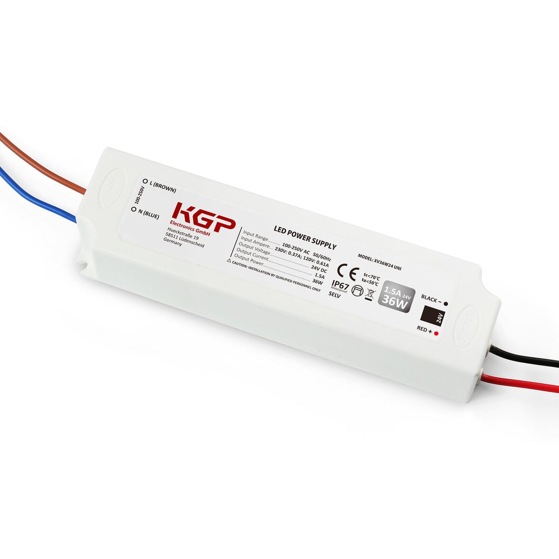 Sursă alimentare LED 24V IP67, 36–100 W