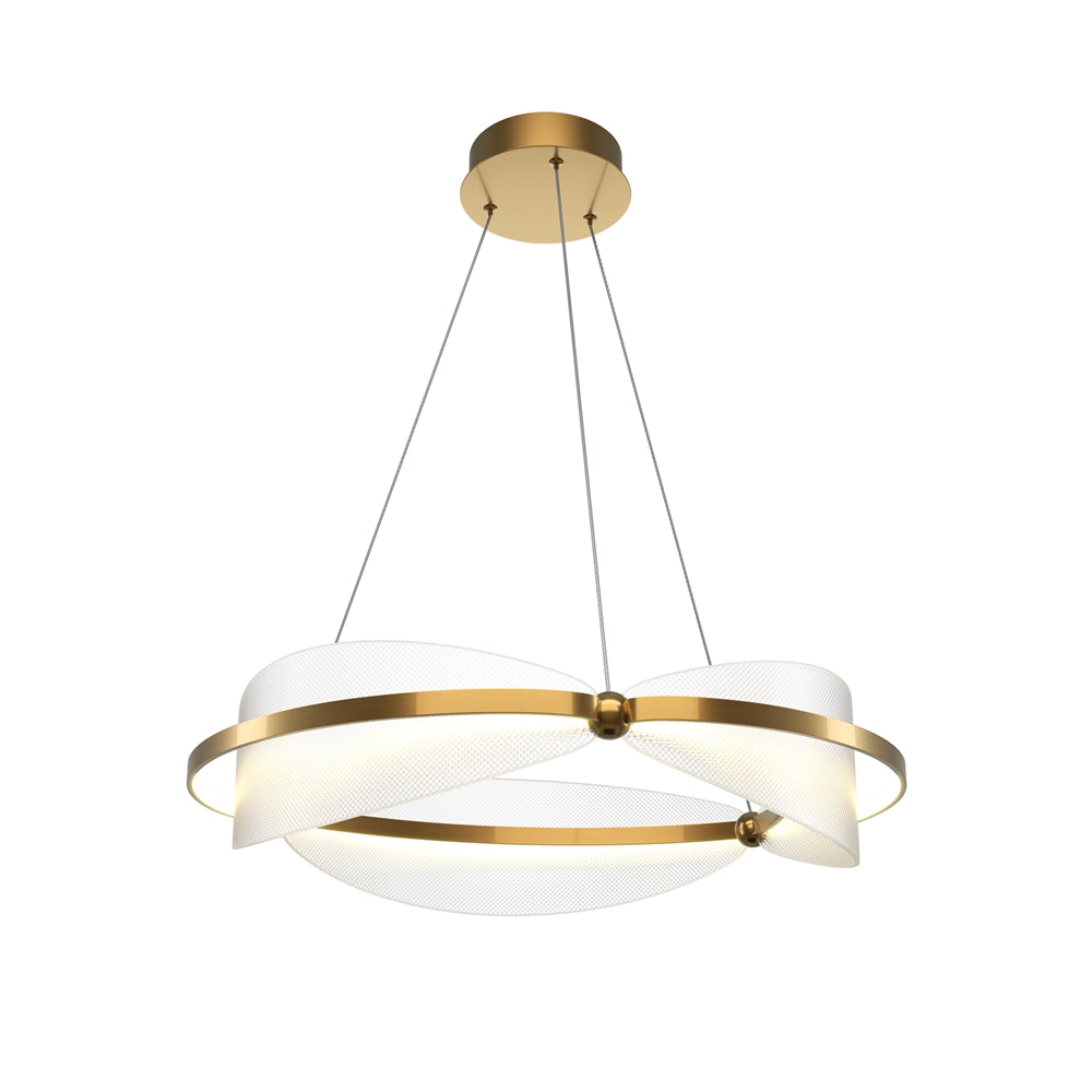 Lampă Modernă Suspendată Breeze – 3 Inele cu Lumină Caldă