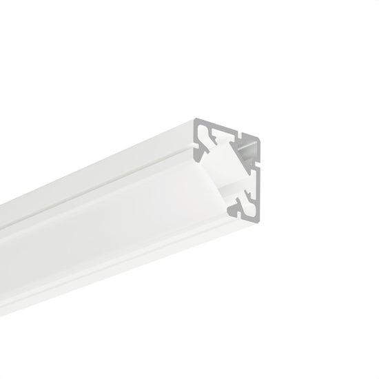 Profil aluminiu bandă LED 45-PLUS, alb vopsit