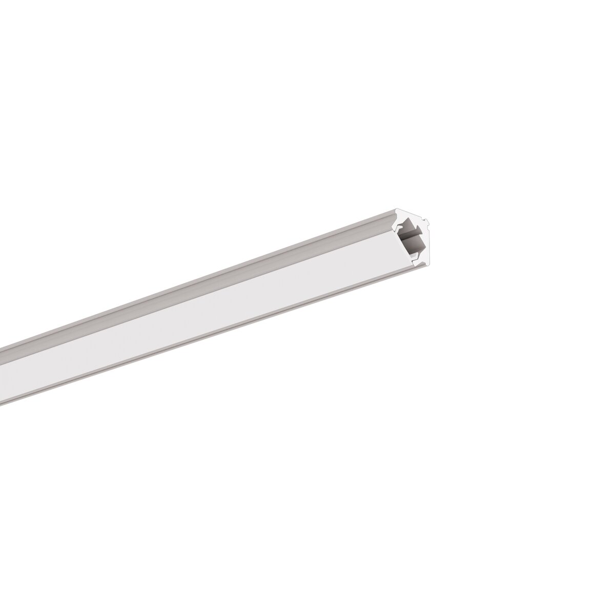 Profil aluminiu bandă LED PIKO-45, argintiu anodizat