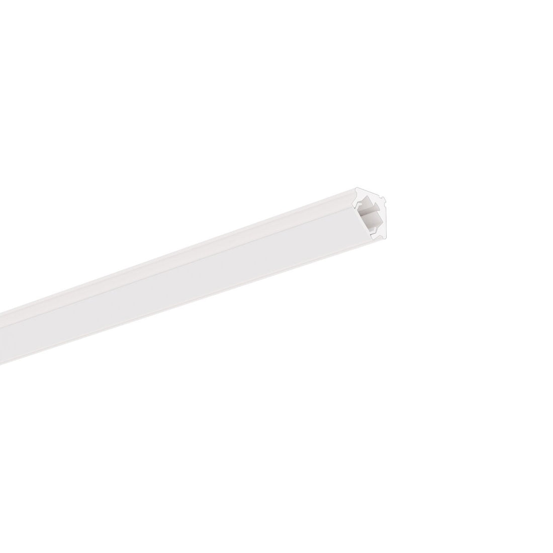 Profil aluminiu bandă LED PIKO-45, alb vopsit