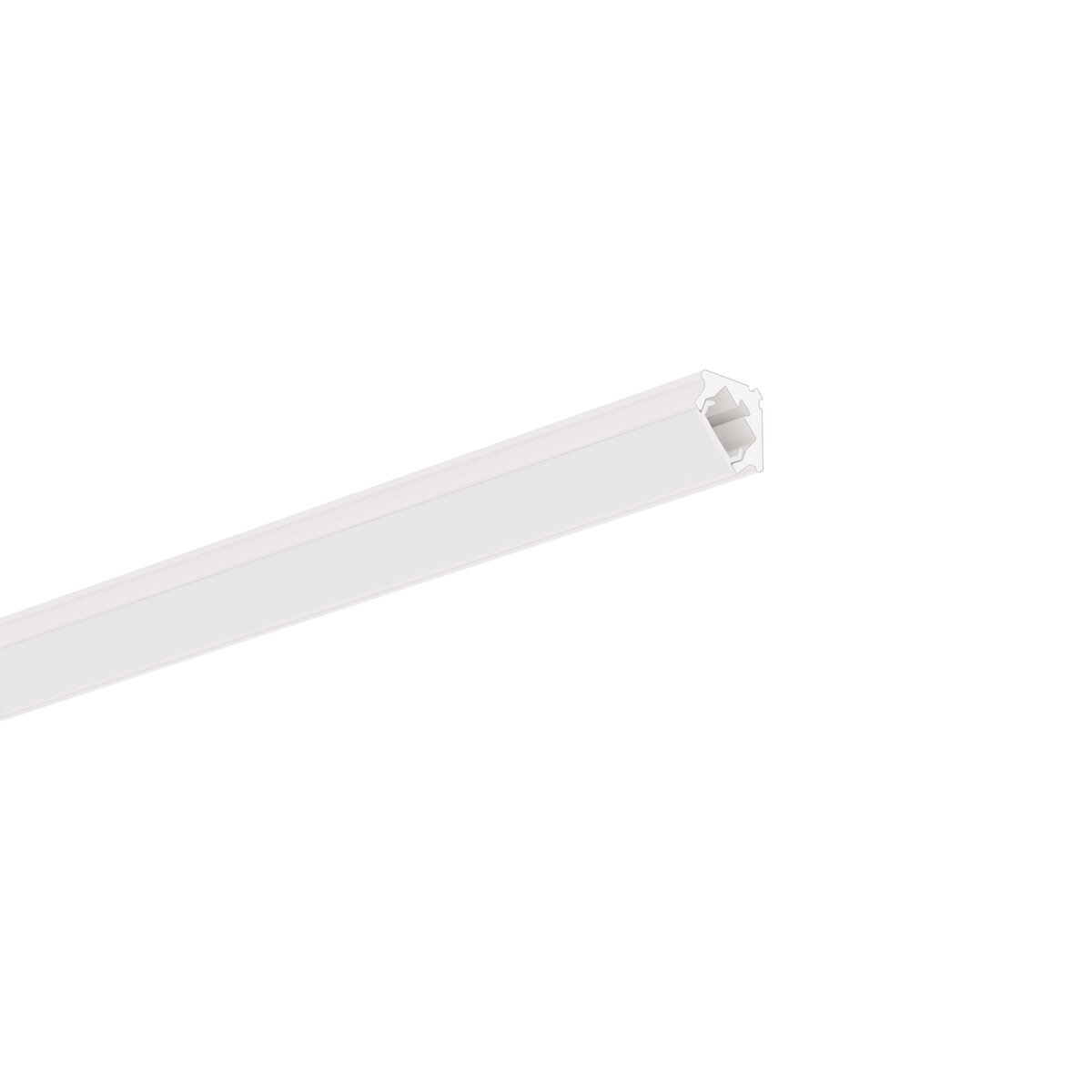 Profil aluminiu bandă LED PIKO-45, alb vopsit