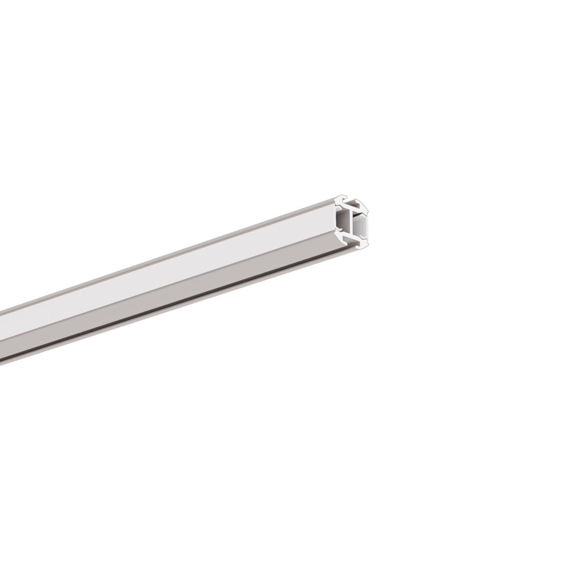 Profil aluminiu bandă LED PIKO-DUO, argintiu anodizat