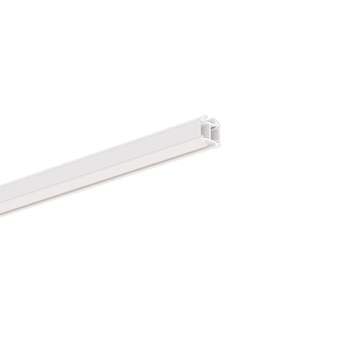 Profil aluminiu bandă LED PIKO-DUO, alb vopsit