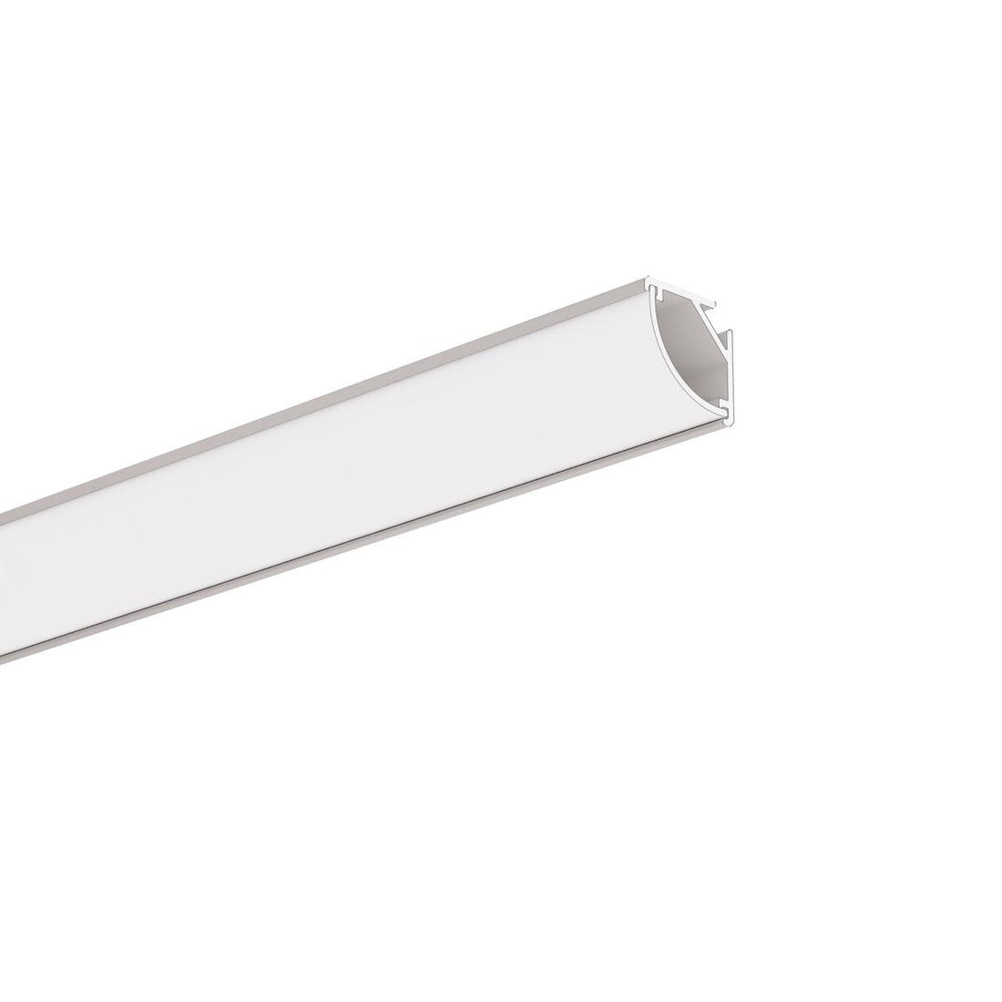 Profil aluminiu bandă LED KOPROMA, argintiu anodizat