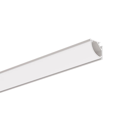 Profil aluminiu bandă LED KOPROMA, argintiu anodizat