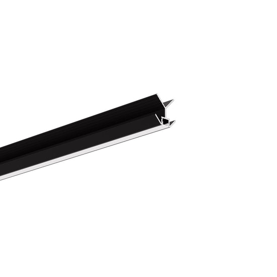 Profil aluminiu bandă LED PIKO-KZ, negru anodizat