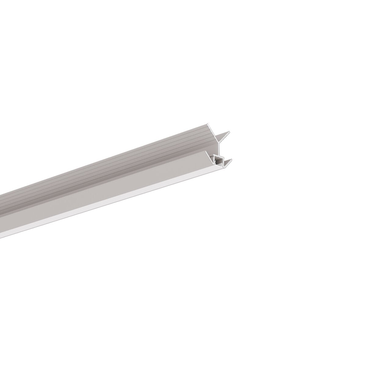 Profil aluminiu bandă LED PIKO-KZ, argintiu anodizat