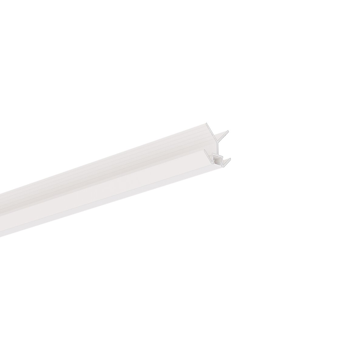 Profil aluminiu bandă LED PIKO-KZ, alb vopsit