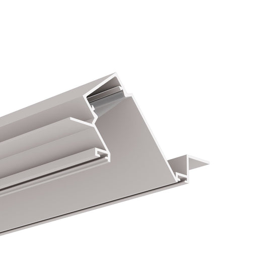 Profil aluminiu bandă LED DIPOKET, aluminiu brut