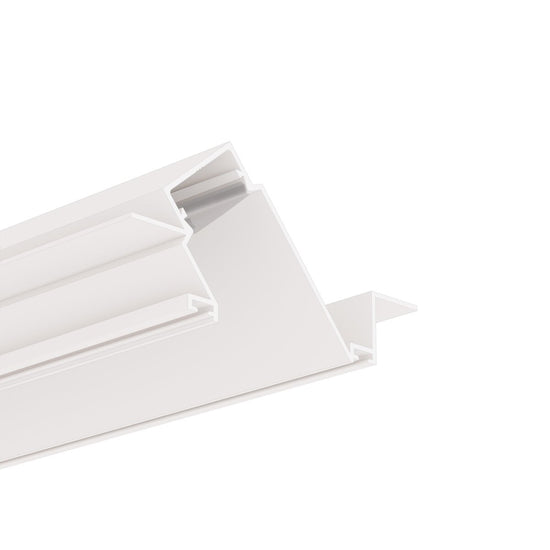 Profil aluminiu bandă LED DIPOK-US, alb vopsit