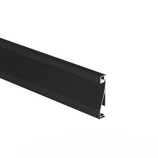 Profil aluminiu bandă LED OLIS, negru anodizat