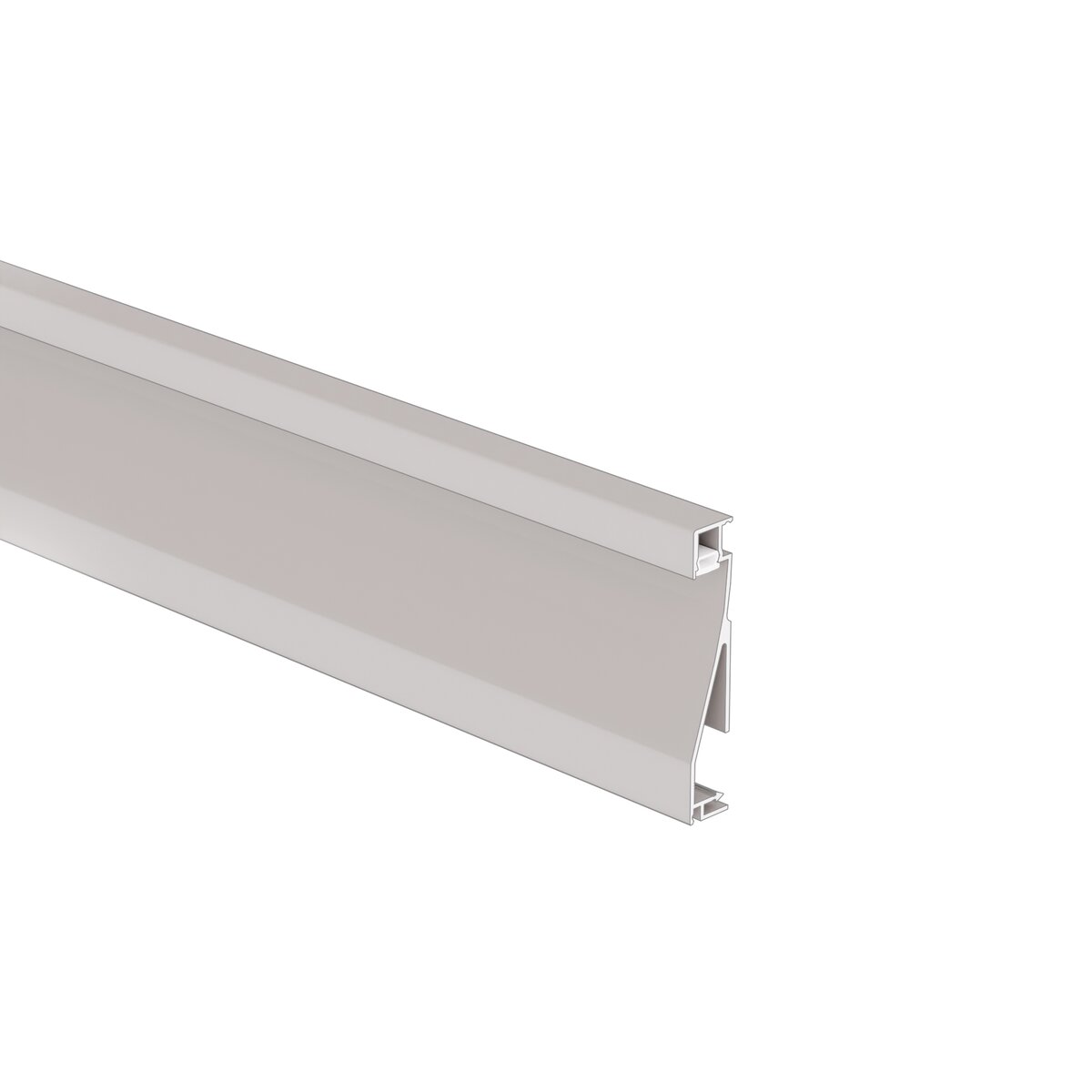 Profil aluminiu bandă LED OLIS, argintiu anodizat