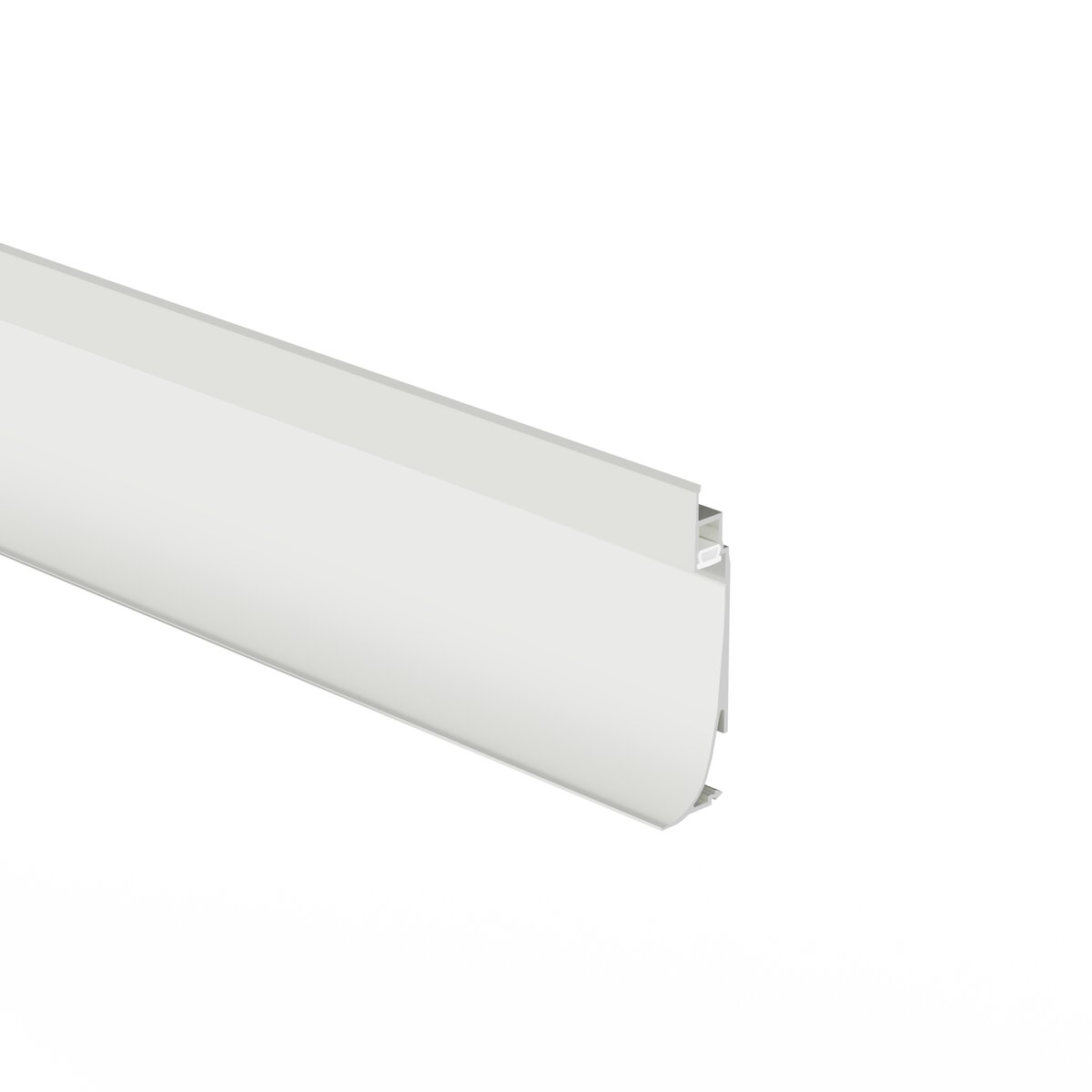 Profil aluminiu bandă LED OLIS-K, alb vopsit