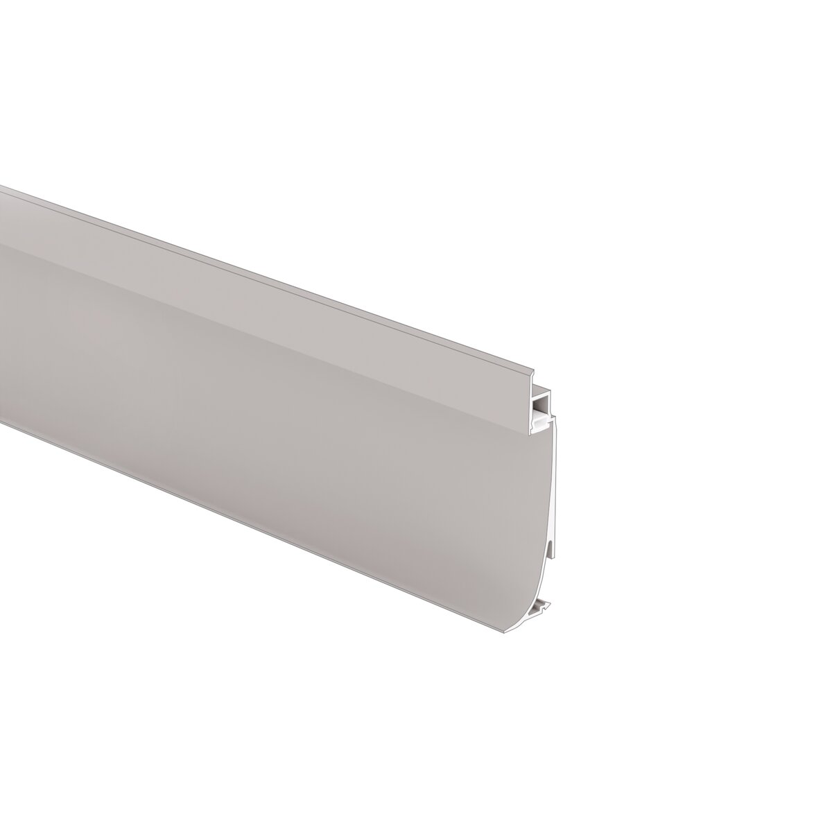 Profil aluminiu bandă LED OLIS-K, argintiu anodizat
