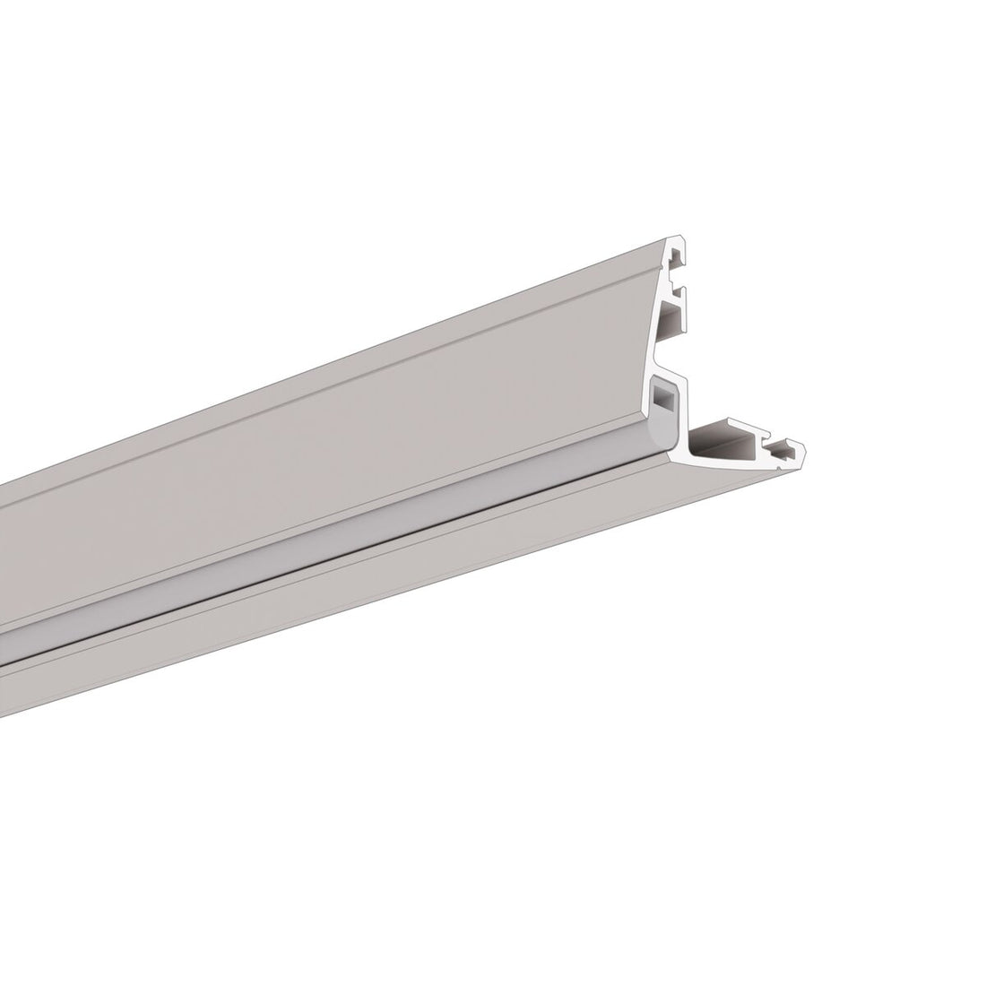 Profil aluminiu bandă LED ROGER, argintiu anodizat