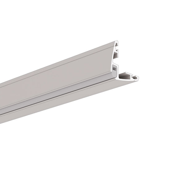 Profil aluminiu bandă LED ROGER, argintiu anodizat