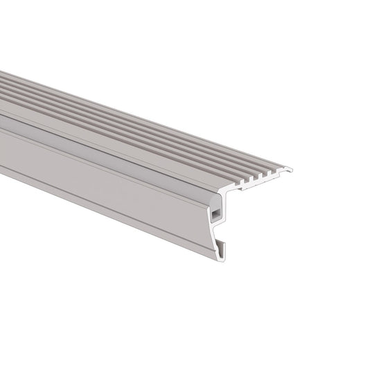 Profil aluminiu bandă LED STEKO-PLUS, argintiu anodizat