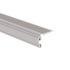 Profil aluminiu bandă LED STEKO-PLUS, argintiu anodizat