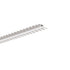 Profil aluminiu bandă LED HR-SLIM-KOZ-BD, aluminiu brut