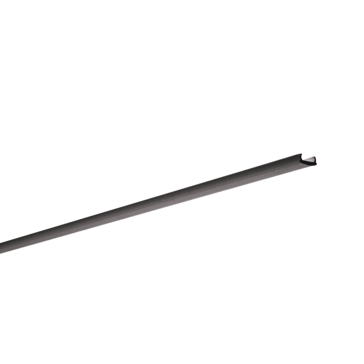 Difuzor PIKO-7 negru pentru profil aluminiu bandă LED