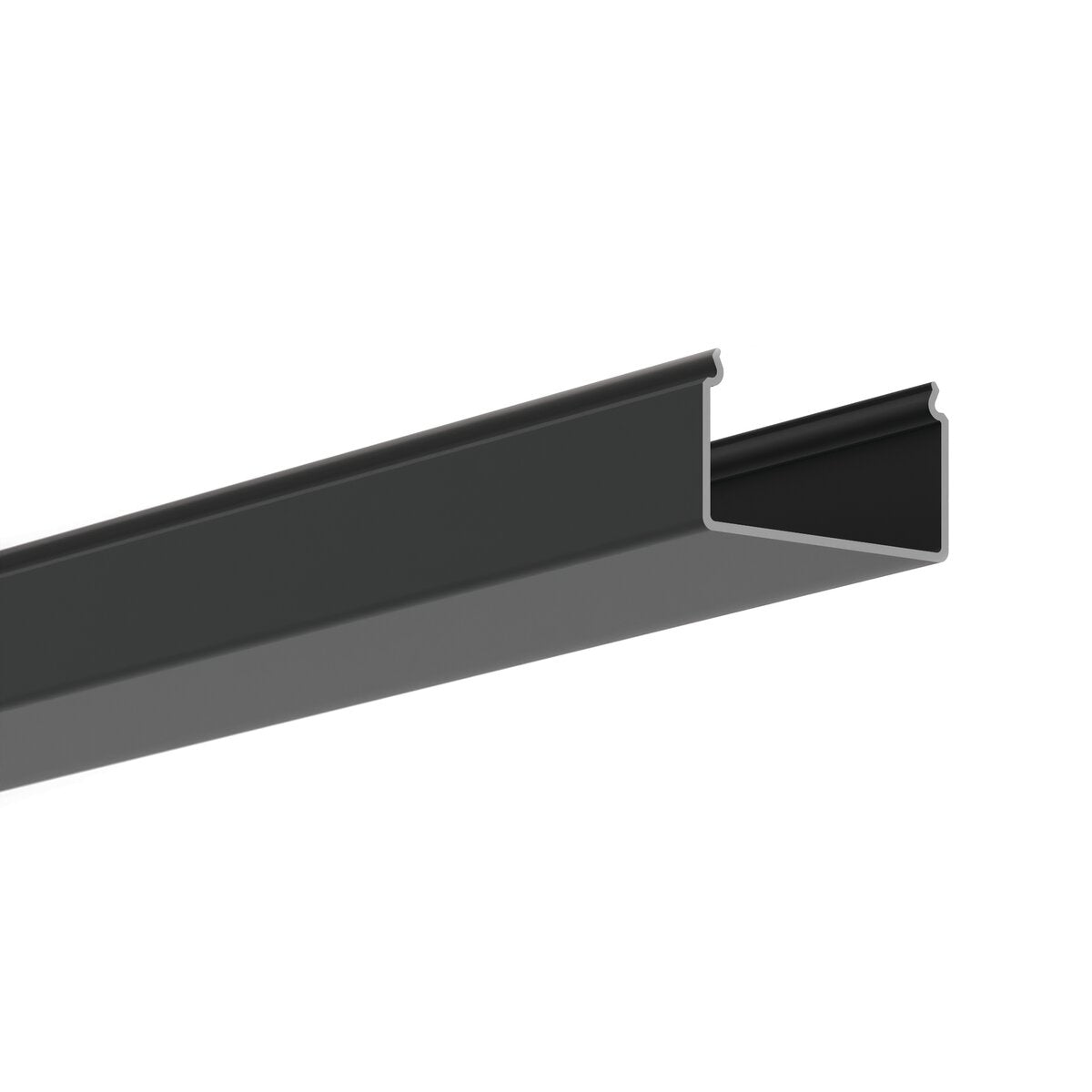 Difuzor G-50S negru pentru profil aluminiu bandă LED