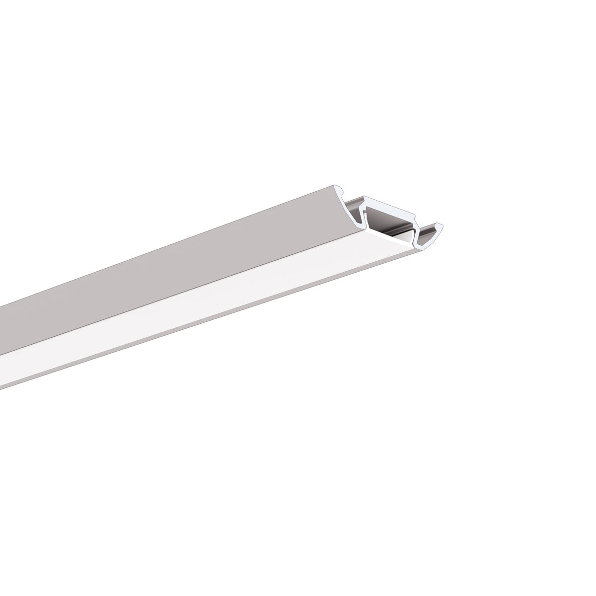 Profil aluminiu bandă LED STOS-ALU, argintiu anodizat