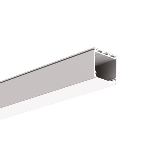 Profil aluminiu bandă LED LIPOD, argintiu anodizat