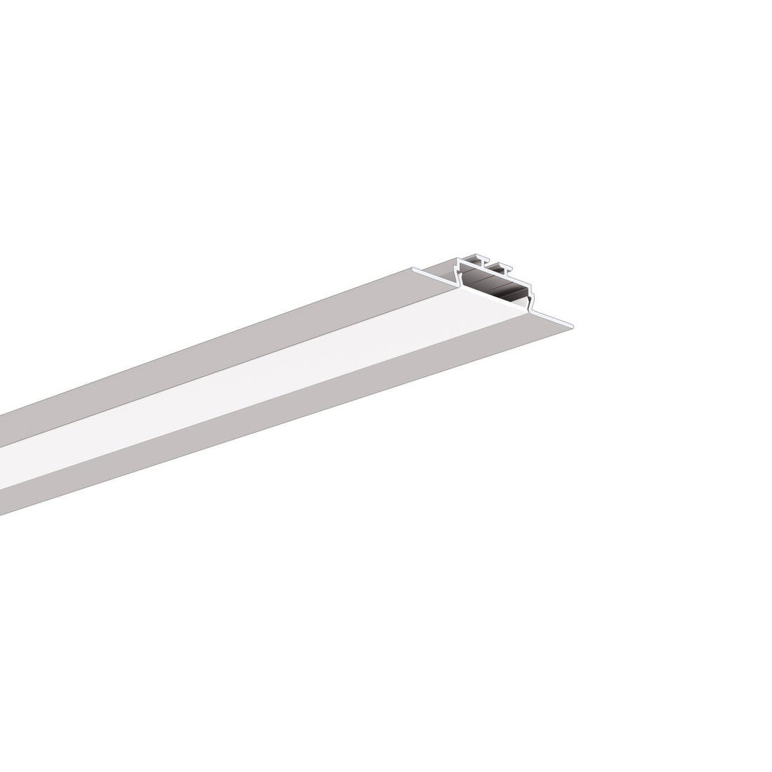 Profil aluminiu bandă LED OPAC-30, argintiu anodizat