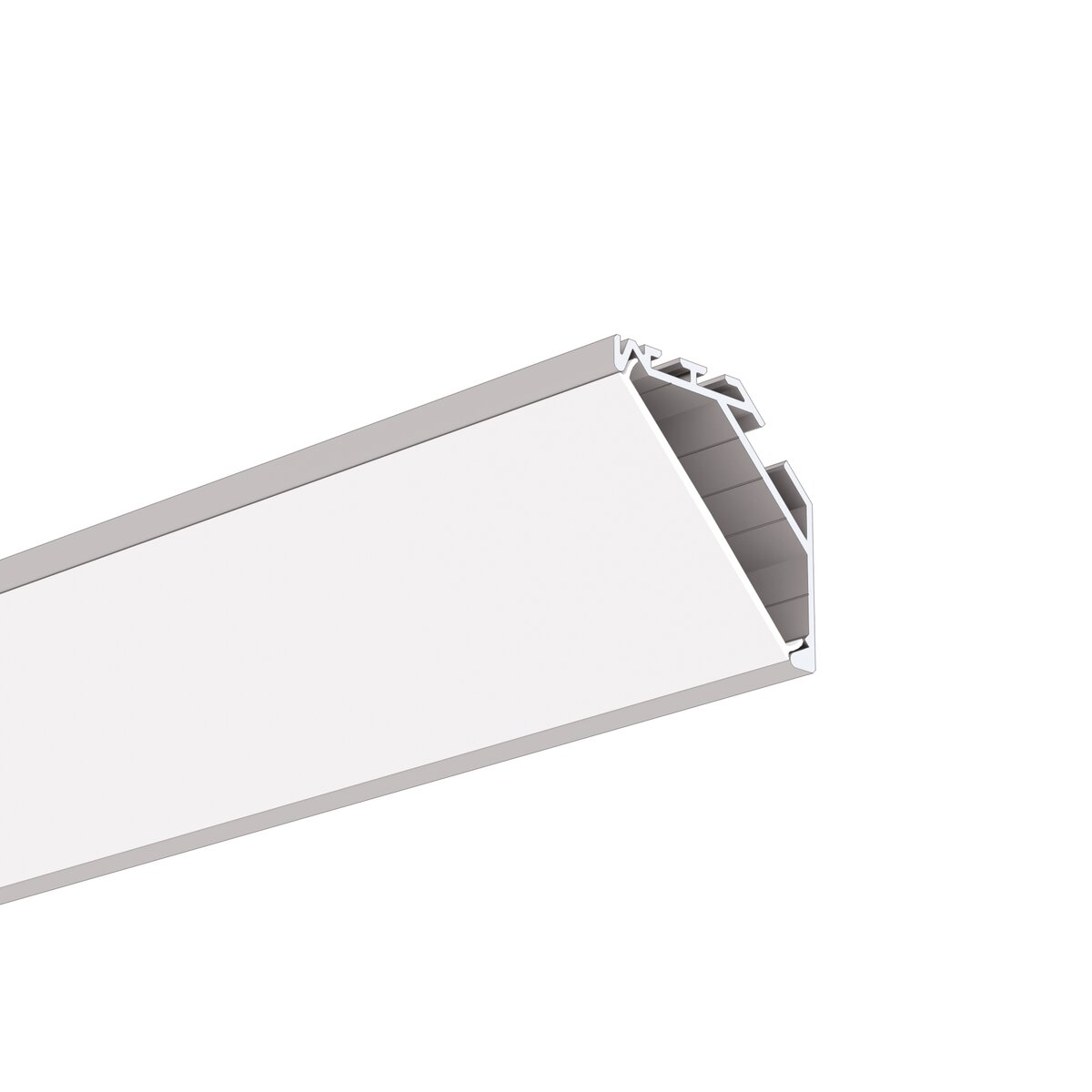Profil aluminiu bandă LED KOPRO, argintiu anodizat