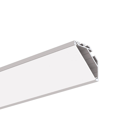 Profil aluminiu bandă LED KOPRO, argintiu anodizat