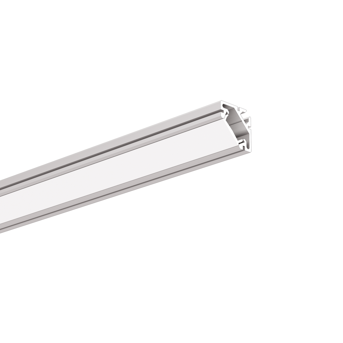 Profil aluminiu bandă LED 45-16, argintiu anodizat