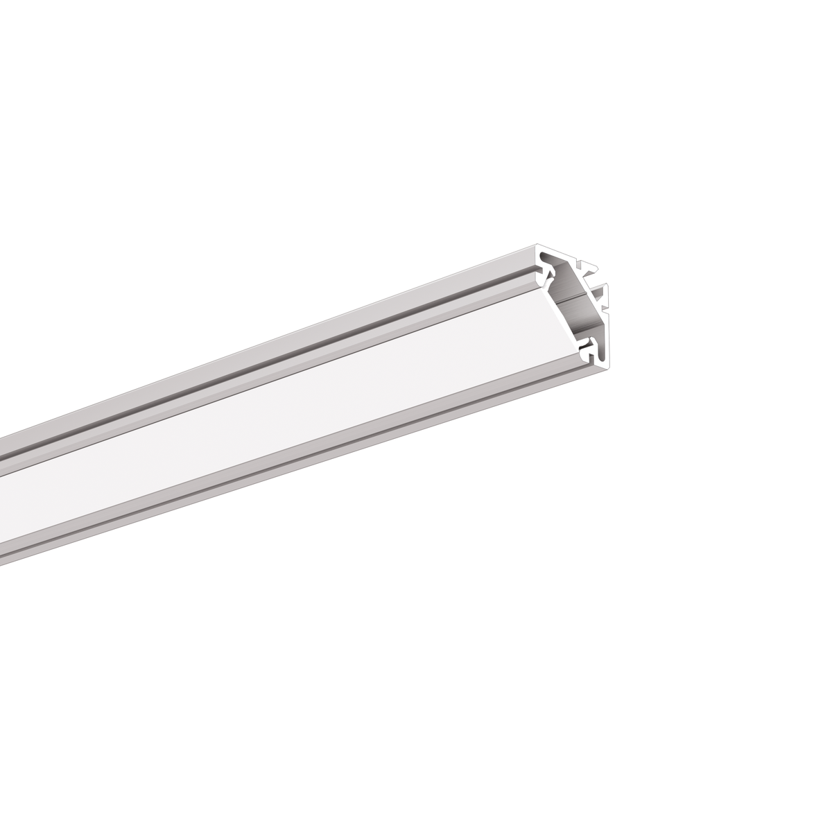 Profil aluminiu bandă LED 45-16, argintiu anodizat