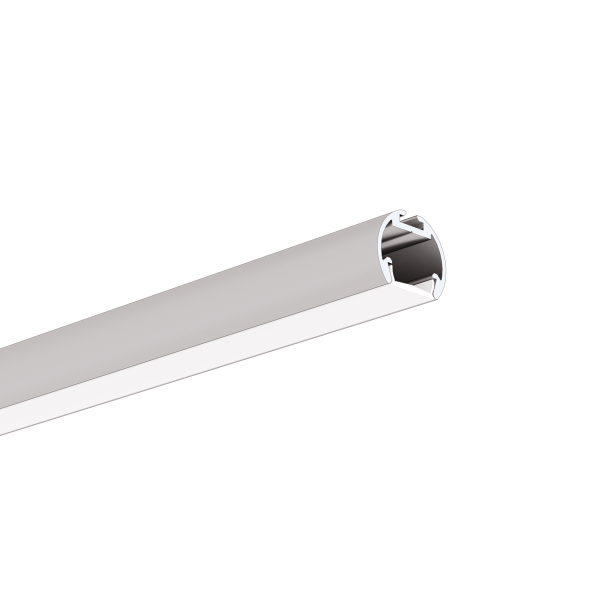 Profil aluminiu bandă LED OLEK, argintiu anodizat
