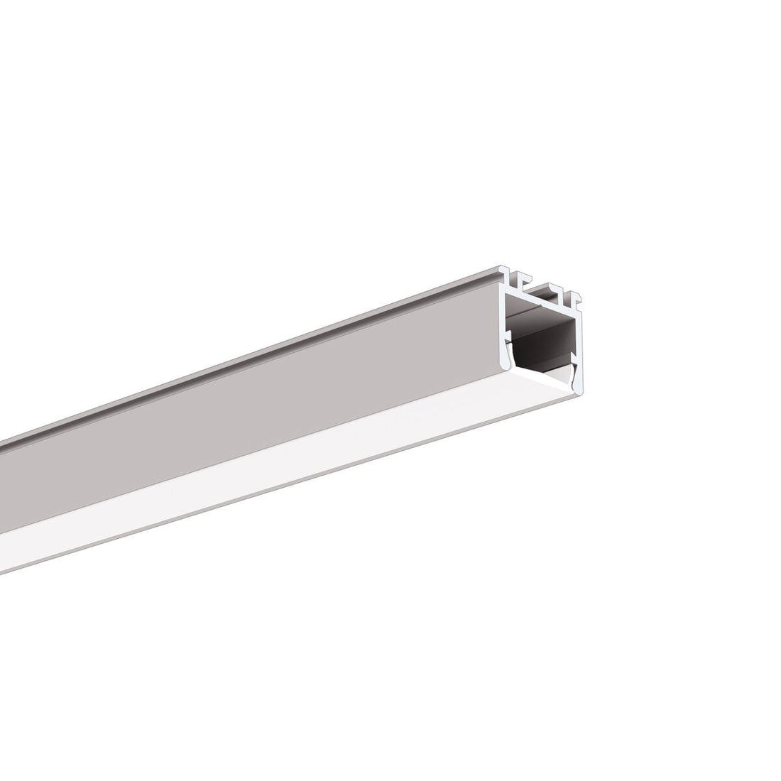 Profil aluminiu bandă LED OPK-4, argintiu anodizat