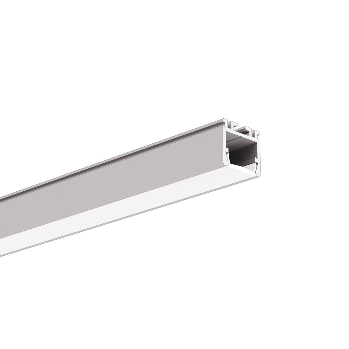 Profil aluminiu bandă LED OPK-4, argintiu anodizat