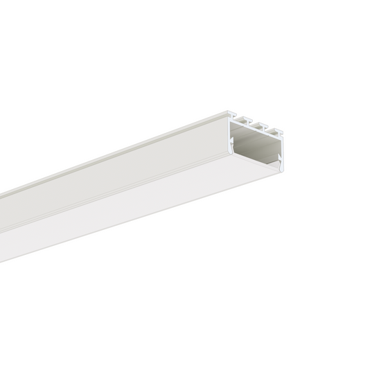 Profil aluminiu bandă LED GIZA-LL, alb vopsit